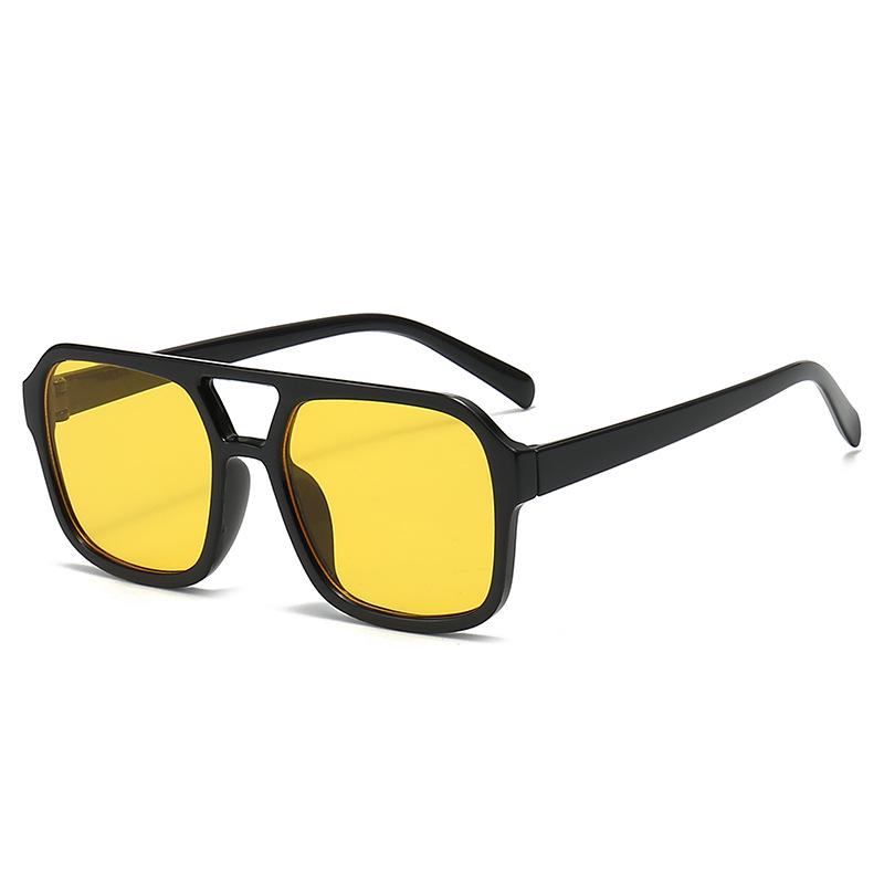 

Женские солнцезащитные очки высокого класса в стиле инфлюенсера с квадратной оправой и защитой от УФ-лучей