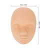 10pcs Tattoo Practice Skin Head 3D Soft Silicone Eyebrow Eyeliner Lip Microblading Tattooing Skin for Beginners