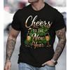2026 Happy New Year 3D Printed T Shirt For Men Fashion New Mens Clothing Trend Cool Street Tops Womens Tshirts Couple Clothes