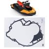 Engine Timing Cover Gasket High Performances Flywheel Timing Cover Gasket 420931130 Replacement Suitable for Sea Doo