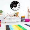 Stylish Metal Analog Wall Clock for Living Room, Office, Kitchen, Home and Hall | Antique Fancy Big Size Modern Wall Watch for Home Decor (60CM)