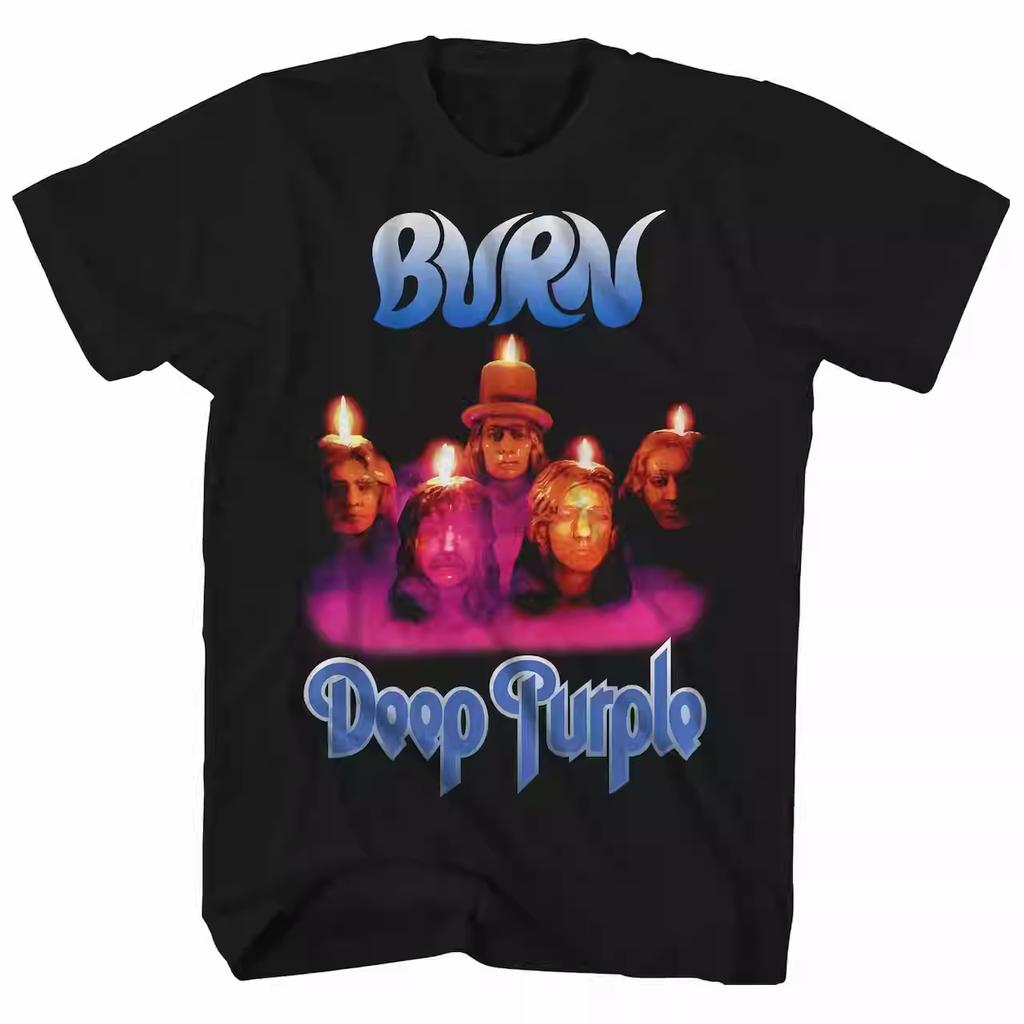 Deep Purple Band Hard Rock Style American Retro High Street Tshirt 2026 Bestselling Model