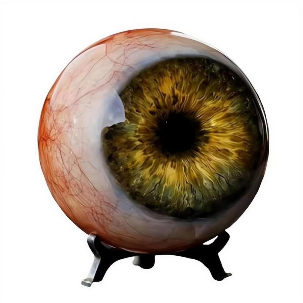 

with Base Ultra-realistic Monster Eyes 6cm Creepy Eye Ball Decoration Gifts Pupil Eye Figurine жёлтый
