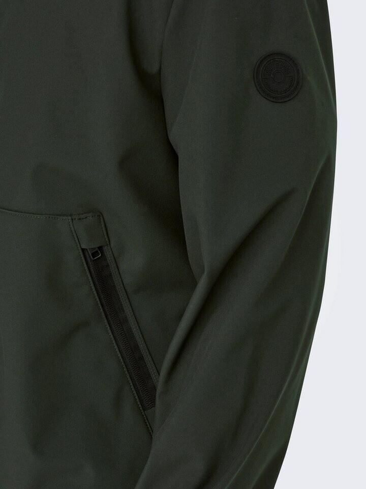 Демисезонная куртка Only & Sons Onsbowie Softshell Bomber Noos (22029276) peat