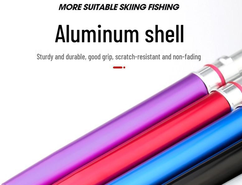 Pen Miniature Fishing Rod: 1m, 1.4m, 1.6m Ultra-Short Baitcasting Ice Pocket Rod