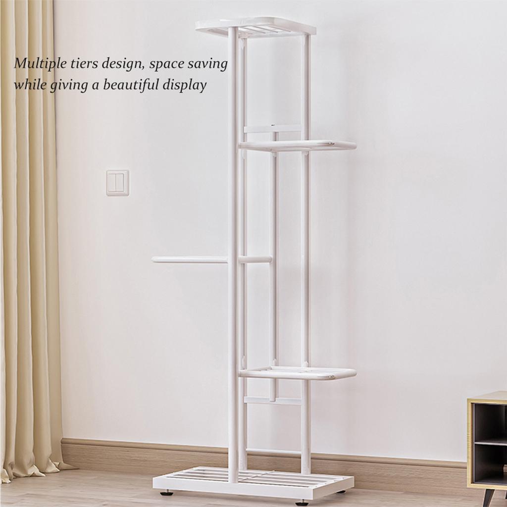 5 Tier Display Shelf Flower Pots Rack Plant Stand Potting Ladder Planter Stand Heavy Duty Storage Shelving Rack for