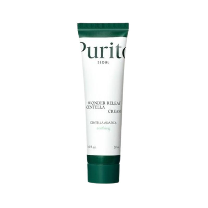 PURITO SEOUL Wonder Releaf Centella Cream 50ml – Centella Moisturizing Cream with Ceramide & Squalane, Daily Skin Comfort Care 50ml