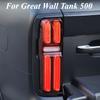 Car Rear Taillight Blackened Cover Rear Turn Signal Protective Cover Rear Taillight Trim For Great Wall Tank 500