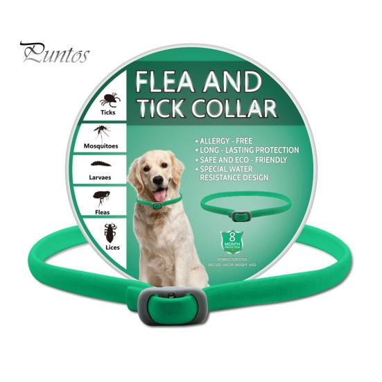 

Нашийник від бліх для домашніх тварин Регульований нашийник від бліх і кліщів для кішок, собак, довгостроковий захист від 8 місяців. Натуральний нашийник від кліщів для домашніх тварин. Dog зелений