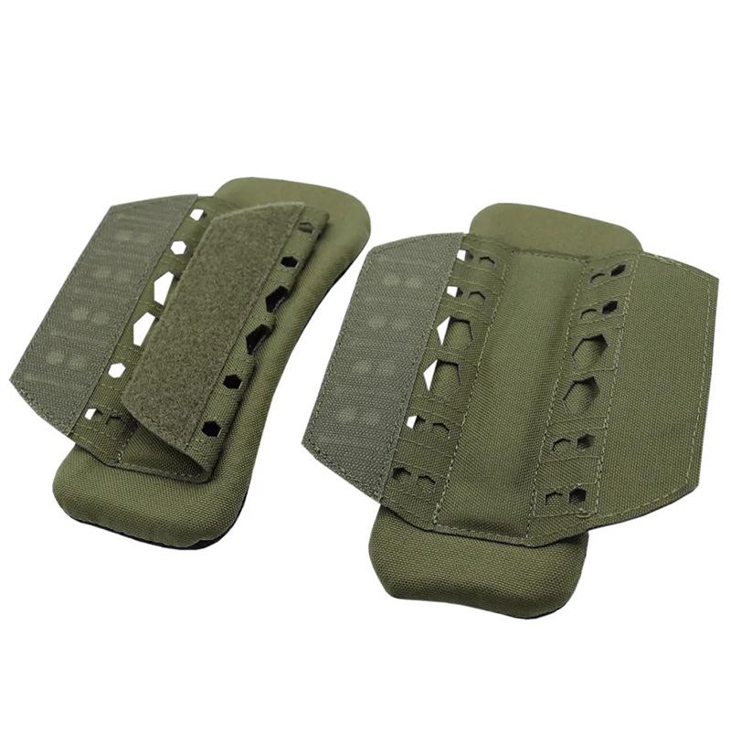 Breathable Anti-Slip Tactical Vest Shoulder Pads with Laser-Cut Design