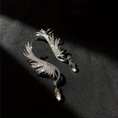 Boucles d'Oreilles Ange Aile Elfe Goutte d'Eau au Tempérament Unique pour Femmes Accessoires Bijoux Cadeaux