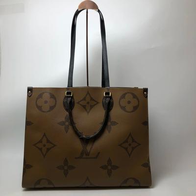 [Usato] Onthego GM 'Tela Monogram Marrone/Tela Monogram Reverse Marrone' - Molto Buono #1PA6KUK