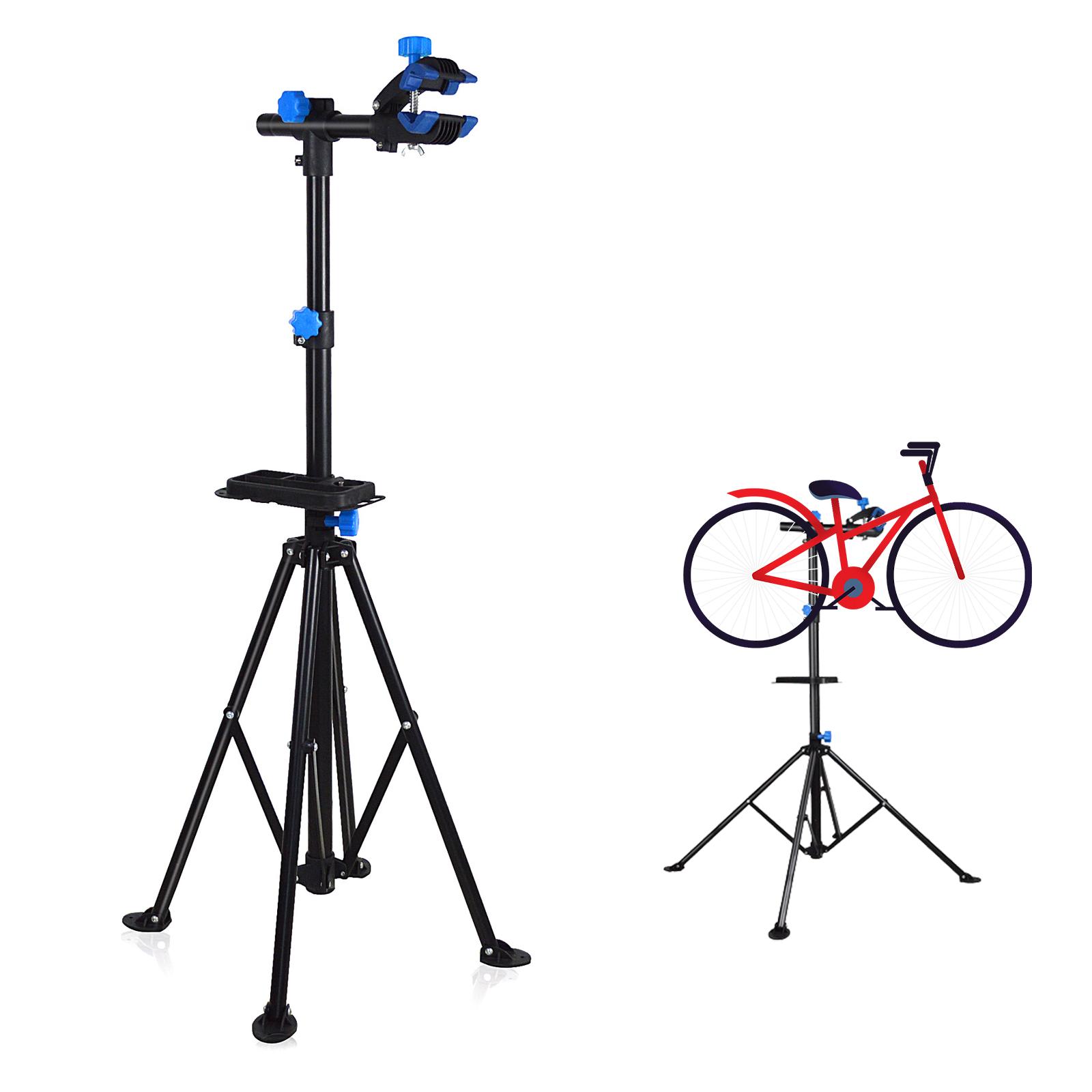 

Подставка для ремонта велосипеда, станция технического обслуживания, регулируемая складная подставка для ремонта горного велосипеда BMX, инструмент чёрный