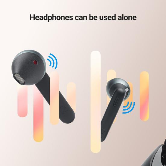 Stylish Wireless Earphone Stable Transmission Semi In-ear Comfortable To Wear