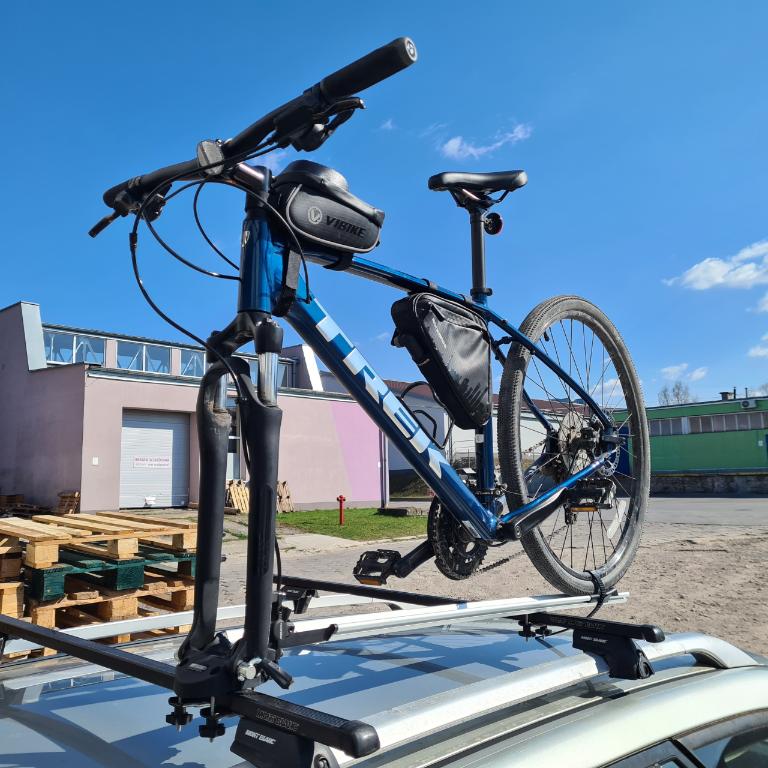 Porte-vélos de toit Menabo Bike Pro Argenté Pour vélo
