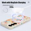 Colorful Cartoon Pattern Case For Samsung Galaxy S25 Ultra S24 S23 S22 Plus S21 S25 FE Magnetic For Magsafe Soft Silicone Cover