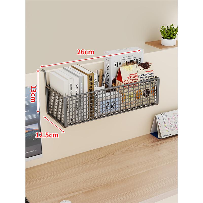 Cesto Portaoggetti da Appendere alla Scrivania Organizer Multifunzione per Cubicolo Ufficio Tavolo da Dormitorio Scaffale da Parete con Ganci