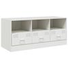VidaXL TV Cabinet White 99x39x44 Cm Steel 841738