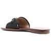 Coach Rubber Sole Quiet Slide Slippers Women's Brown CI200-BLK