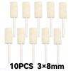 10Pcs/5Pcs Wool Felt Mounted Polishing Buffing Wheel OD 3-10mm Grinding Head for Dremel Drill Rotary Tool 3mm Shank