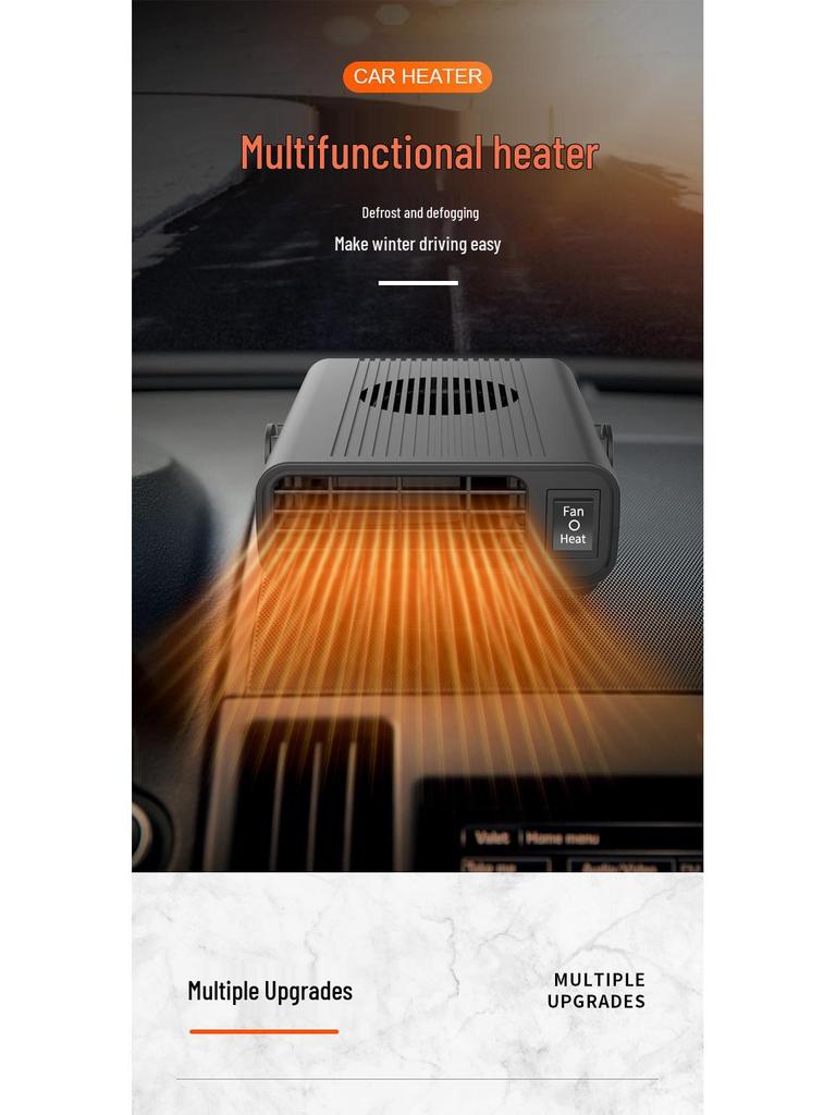 High-Power Car Heater 12V/24V for Windshield Defogging