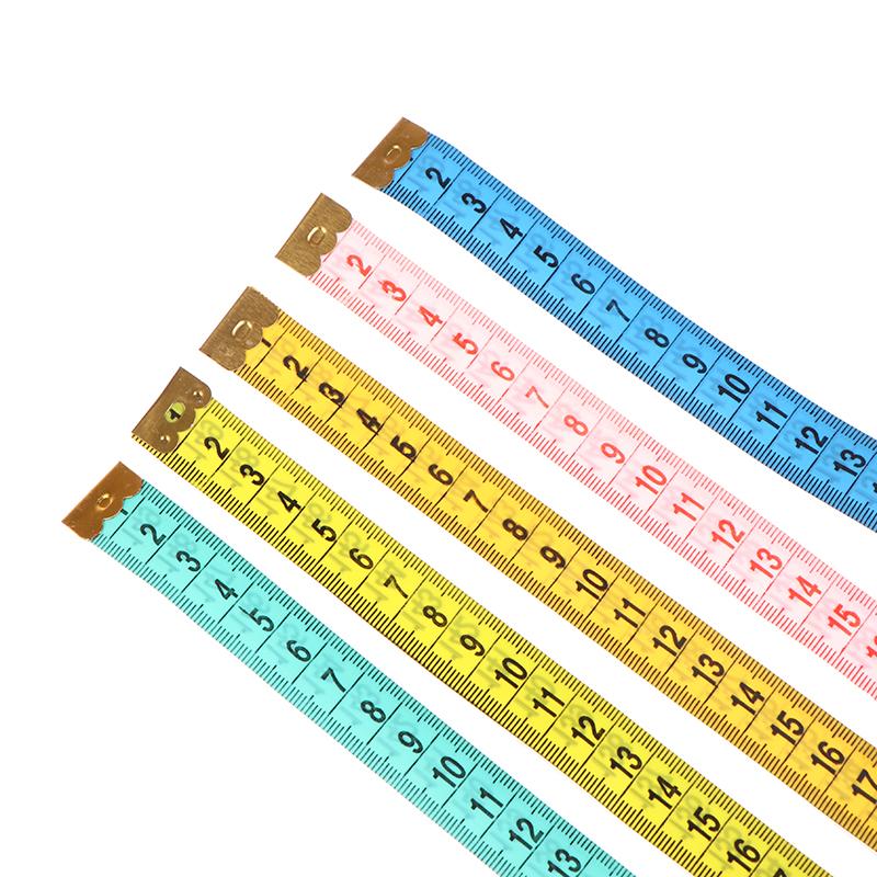Sewing Measuring Tape Soft Random Color 150Cm/60" Body Measuring Ruler Sewing Tailor Tape Measure Centimeter Meter