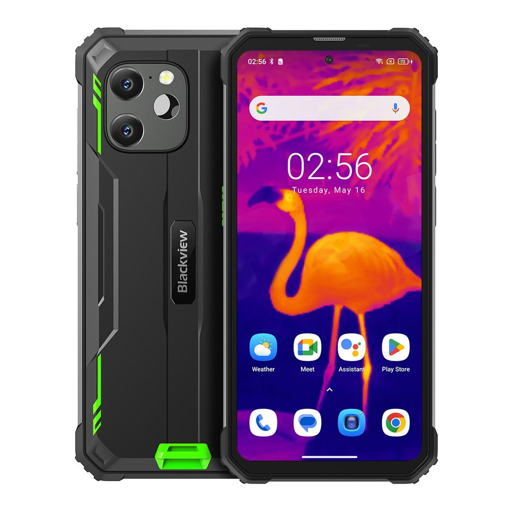 Refurbished Blackview BV8900 Rugged Smartphone Android 13 6.5'' Display 16GB 256GB Helio P90 Mobile Phone Thermal Cellphone