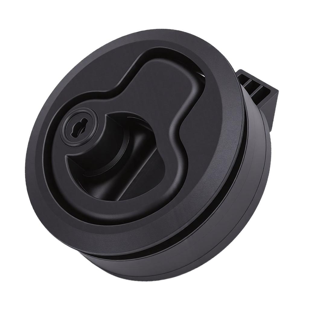 RV Boat Hatch Latch Flush Mount Round Pull Latch Lock with 2 Keys for Marine Camping Vehicle