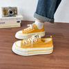 Summer Versatile Canvas Shoes 2025 New Summer Platform White Shoes Breathable Niche Casual Board Shoes Women's Shoes