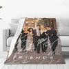 Friends TV Show Blankets Coral Cool Fleece Plush Spring Autumn Multifunction Soft Throw Blanket for Bedding Couch Quilt