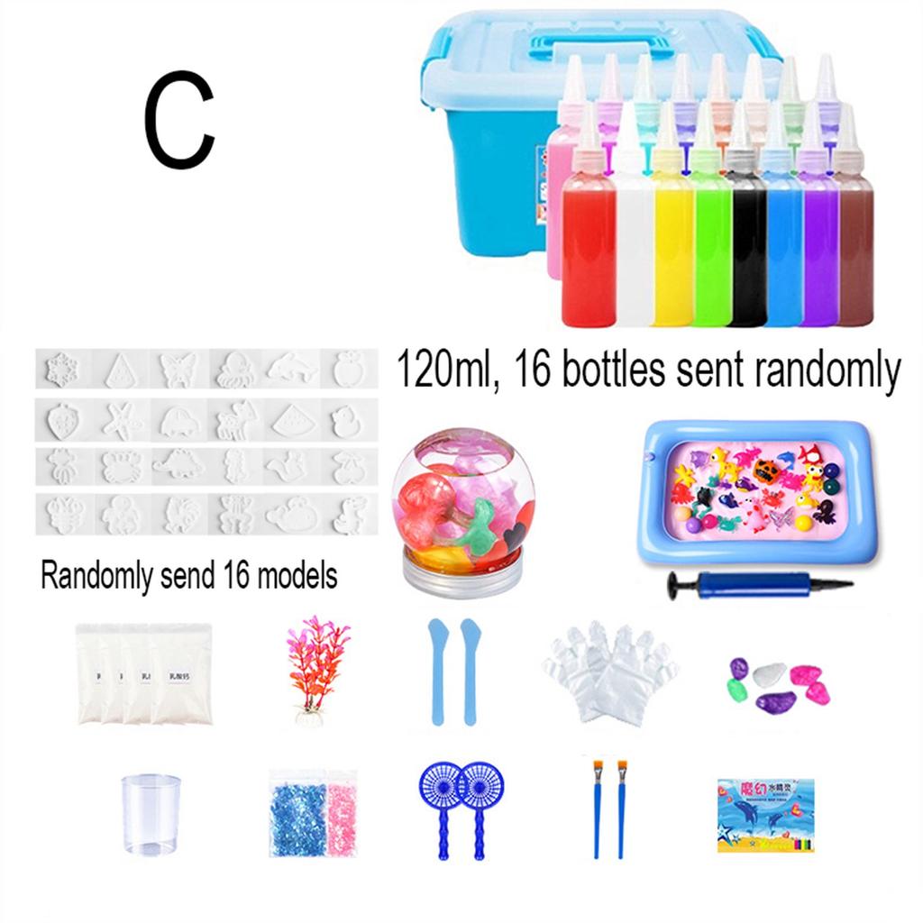 Children's Ocean DIY Colloid Toys Children's Solution Toys Diy Set Children's Ocean Enlightenment Toys Children's Educational Toys 60ml
