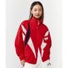 Reebok Vector Flash Spliced Outdoor Casual Zip-Up Windbreaker Women Outerwear Red REJU4EJ30R2