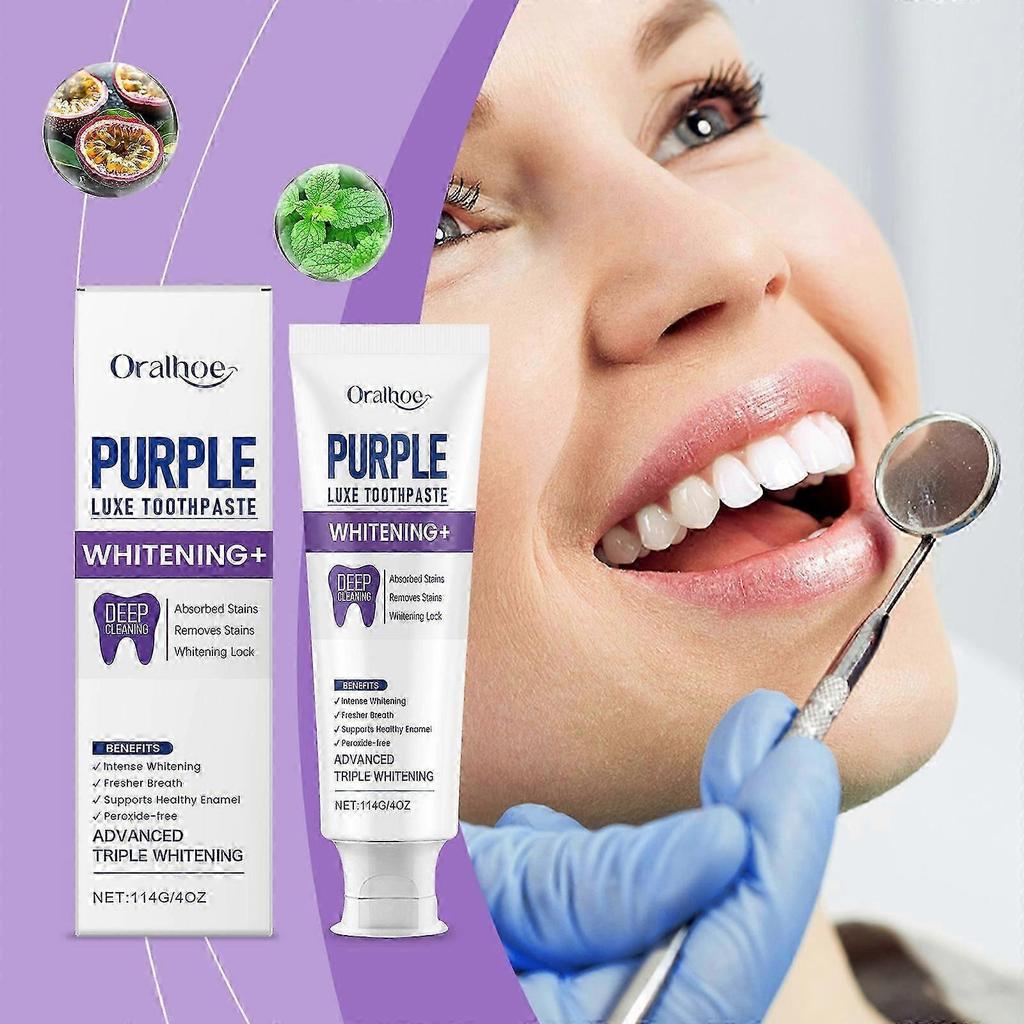 Purple Luxe Toothpaste, Multi-Effect Cleaning Toothpaste
