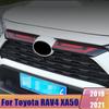 For Toyota RAV4 RAV 4      2024 XA50 ABS Car Front Grille Grill Emblem Trim Strips Cover Sticker Accessories