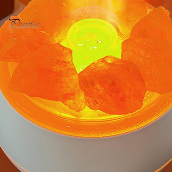 Ultrazvukový zvlhčovač vzduchu se studenou mlhou se 7 barvami solné lampy, difuzér vůně, funkce časovače, zvlhčovač vzduchu, aromaterapie, difuzér esenciálních olejů