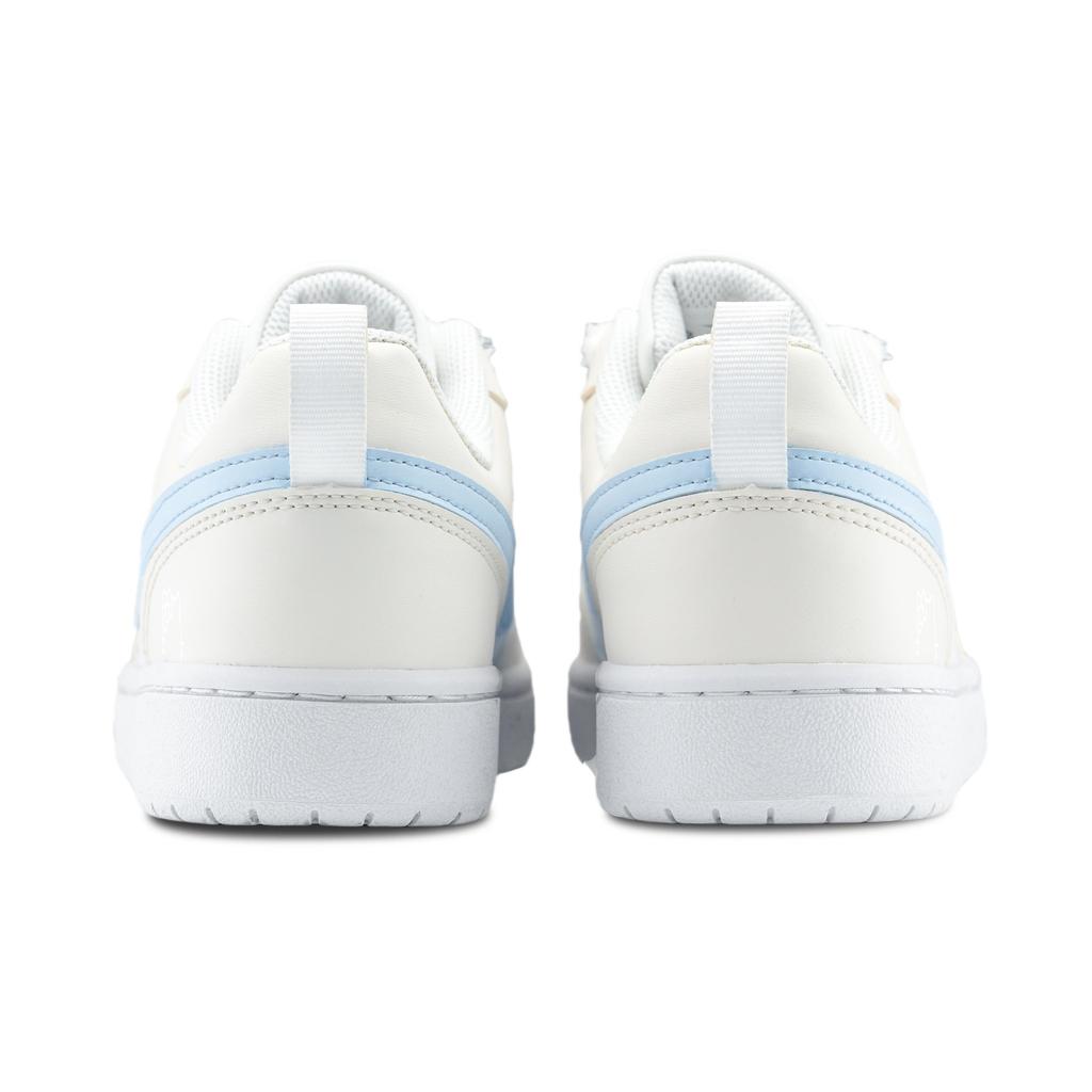 Nike Court Borough Skateboard Shoes Women's Low top White/Blue BQ5448-100(Team321-)