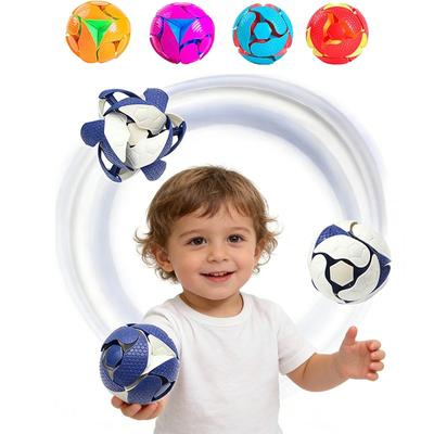 25122303 Fun Color Changing Ball Hand Throwing Sensory Decompression Accessory For Kids Adults Gift Double Magic Color Ball Toys