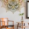 Large Self-Adhesive Mandala Flower Wall Sticker for Living Room Décor