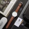 Leather Date Business Slim Watch M [BUREI] Men's Watch, Simple, Business, Waterproof, Analog, Stylish, Popular, Display, Brand, Gentleman's Men's
