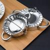 Nerezový knedlíkářský stroj na ravioli, lis na koláče, nerezový kuchyňský gadget pro rychlé skládání wontonového těsta