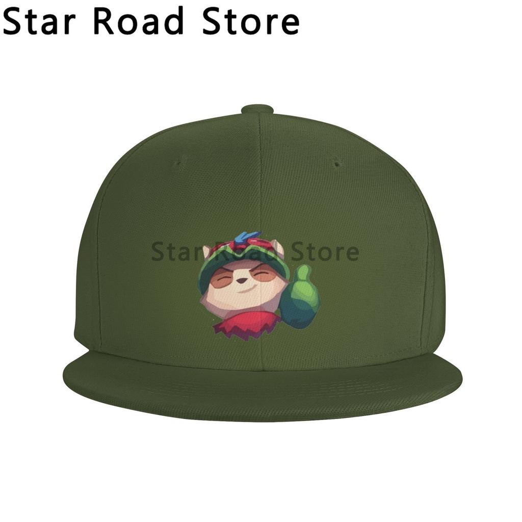 Funny Teemo Print logo Unisex Baseball Caps Peaked Cap League of Legends Game Sun Shade Hats for Unisex Women