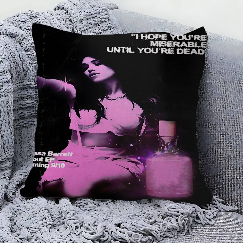 

Nessa Barrett Singer Anime Personalized Pillow Cover Kids Bedroom Wild Party Decor Pillowcase Kid Birthday Shower Gift 30cmx30cm
