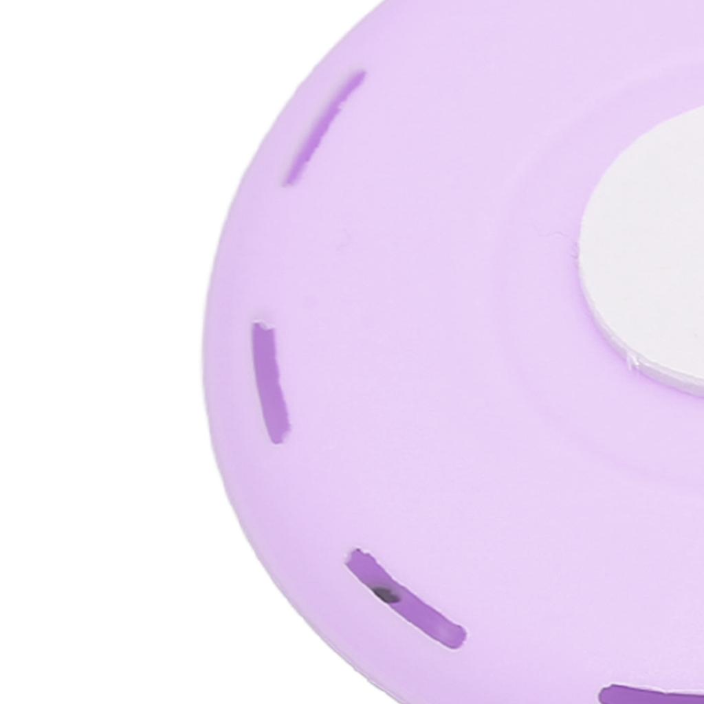 2pcs Adhesive Freshener Box Portable Remove Odor Round Freshener Box for Wardrobe Purple