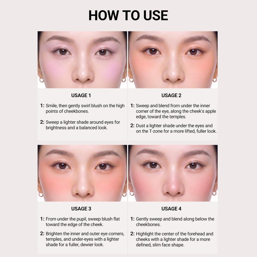 Fard de obraz Mat Natural pentru Obraji Iluminează Fața Contur Față Impermeabil Cosmetice Pudră de Fard de obraz Machiaj Feminin Moale pentru Obraji