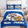 Tom Jerry Adventures Print 3Pcs Bedding Setduvet Cover With 2 Bedropillowcase Home Birthday Gift