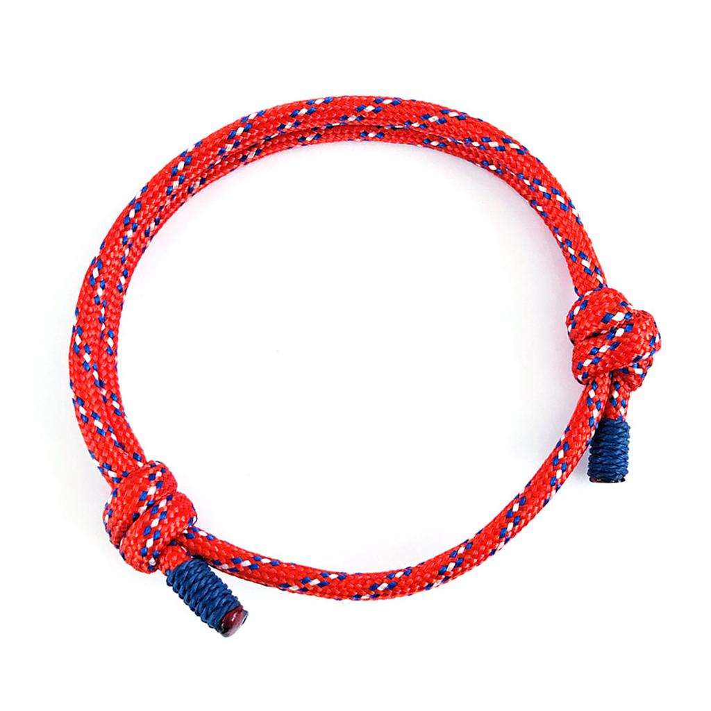 Parachute Cord Bracelet Red Camouflage Adjustable Unisex Fashionable Rope Friendship Bracelets