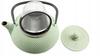 CAST IRON INFUSER, TEA TEAPOT, CUPS x4, WARMER SET