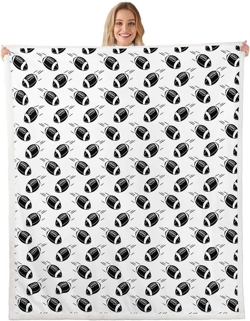 Airplane Pattern Blanket Soft Fleece Throw Kids Room Decor Aviation Theme Baby Gift Home Decoration