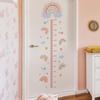 Cartoon Rainbow Height Scale Wall Sticker for Kids Room Decoration Home Bedroom Mural Decor Self-adhesive Decals