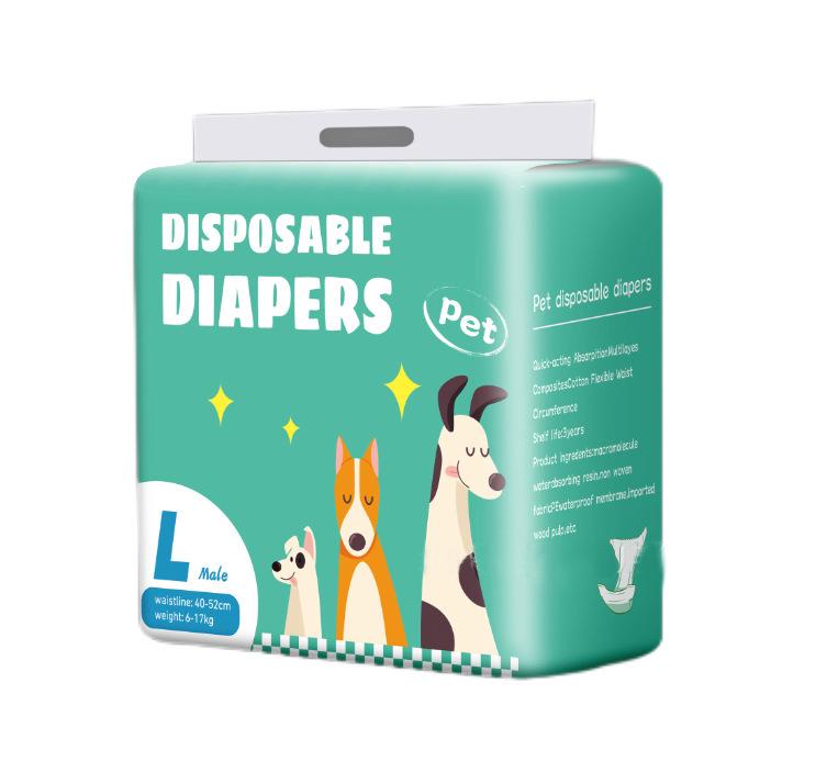 Pet Praise Diaper Pads for Male & Female Dogs - Physiological Pants & Urine Pads
